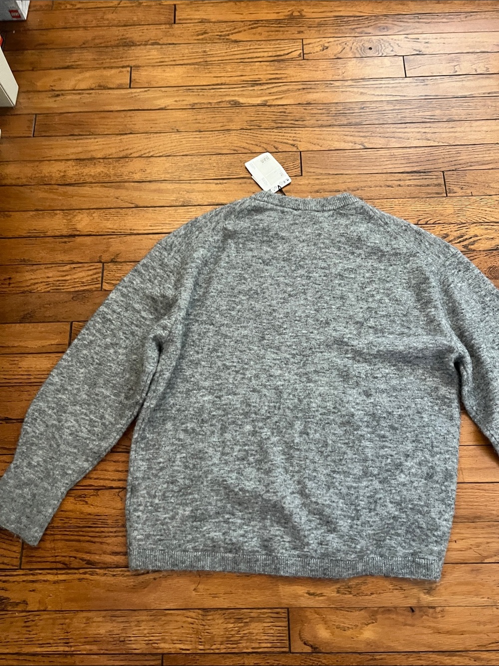 & Other Stories Gray Marled Crewneck Sweater - Picture 7 of 7